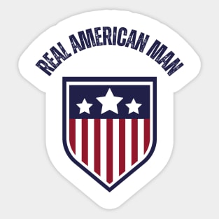 Real American MAN Sticker